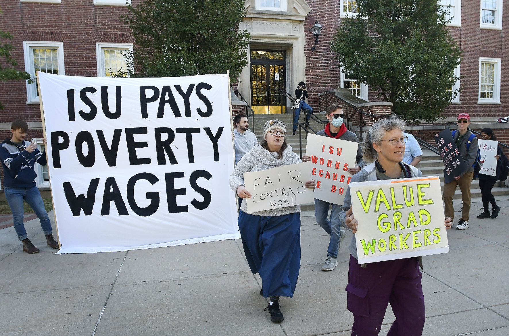 GWU picket on Sept. 23